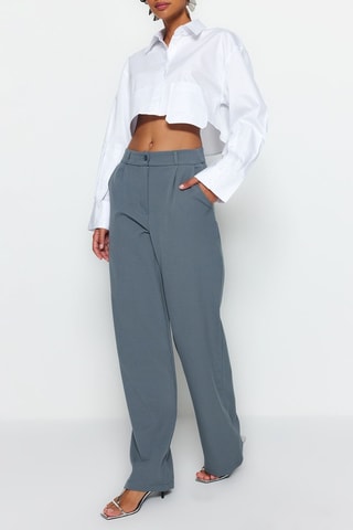 Pantaloni straight - Blu