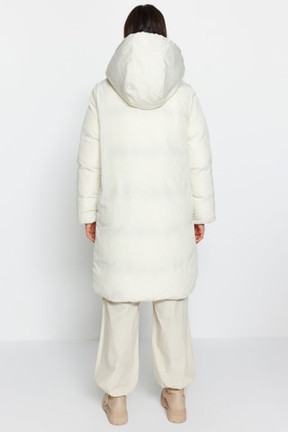 Piumino con cappuccio - Beige