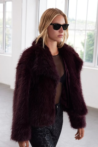 Giacca oversize - Bordeaux