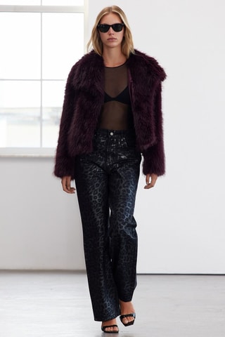 Giacca oversize - Bordeaux