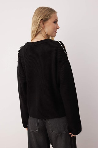 Maglia oversize - Nero