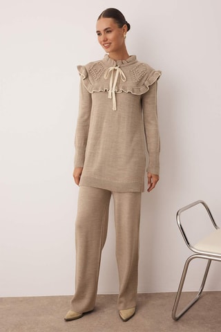 Maglia e pantaloni - Beige