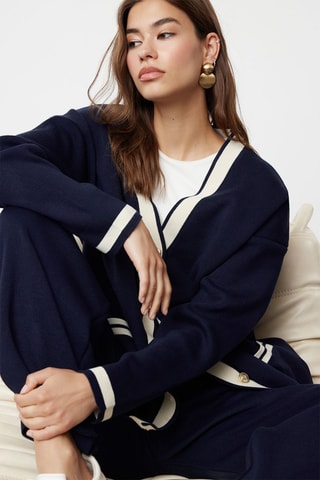 Cardigan e pantaloni - Blu