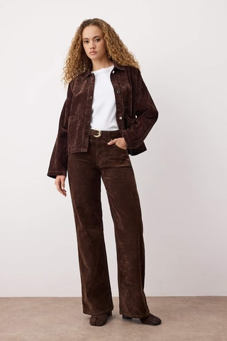 Jeans wide legs - Marrone