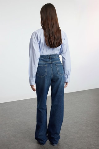 Jeans wide legs - Blu