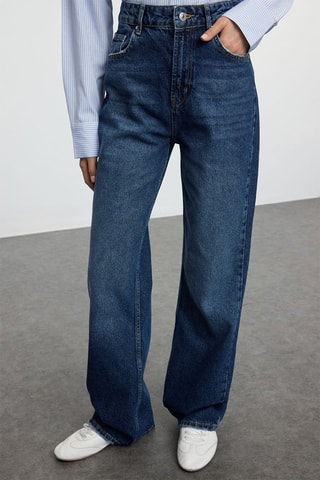 Jeans wide legs - Blu