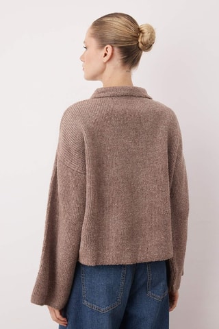 Cardigan - Marrone