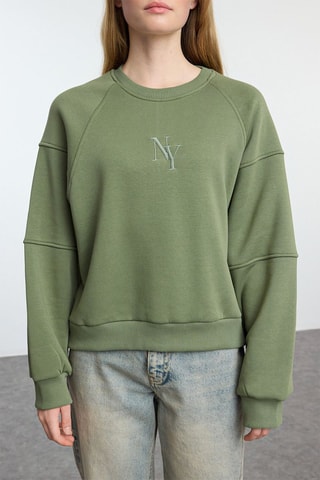 Felpa regular - Verde