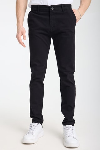Pantaloni chino slim - Nero