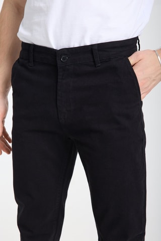 Pantaloni chino slim - Nero