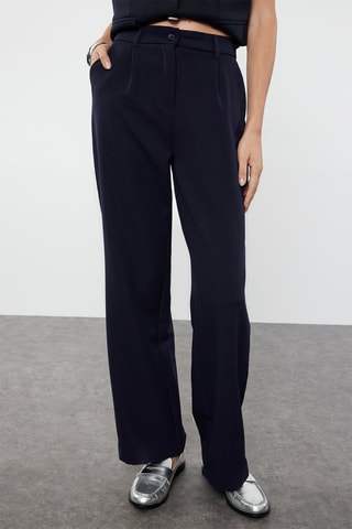 Pantalon droit - Bleu