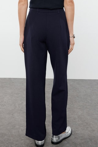 Pantalon droit - Bleu