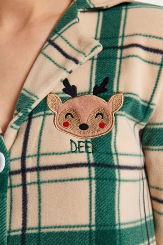 Pigiama - Beige e verde