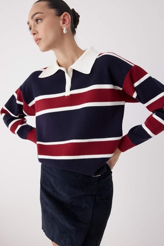 Maglia - Blu, bianco e rosso