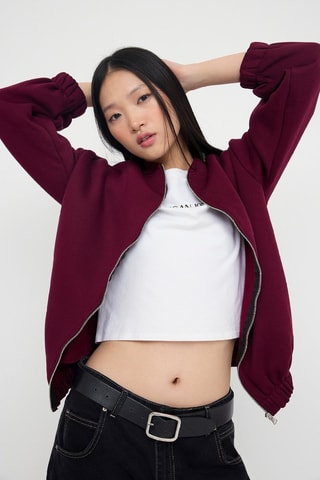 Cardigan oversize - Bordeaux