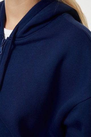 Felpa con cappuccio - Blu