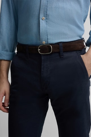 Pantaloni chino regular - Blu