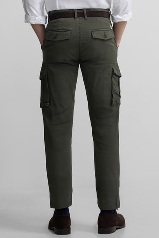 Pantalon cargo - Vert