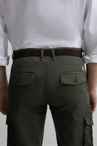 Pantalon cargo - Vert