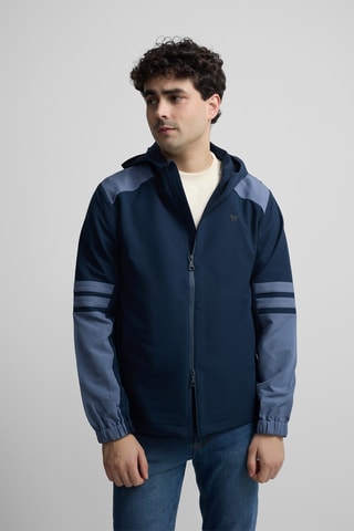 Giacca a vento con cappuccio - Blu