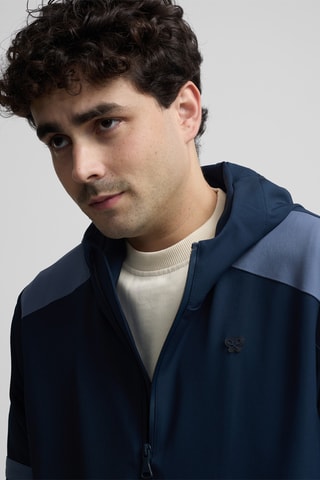 Giacca a vento con cappuccio - Blu