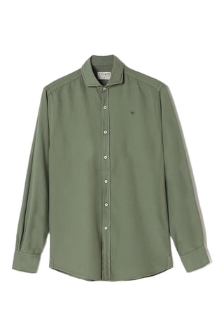 Camicia slim - Verde