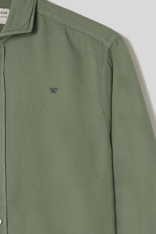 Camicia slim - Verde