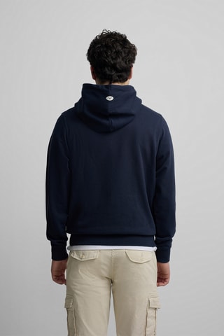 Felpa con cappuccio - Blu