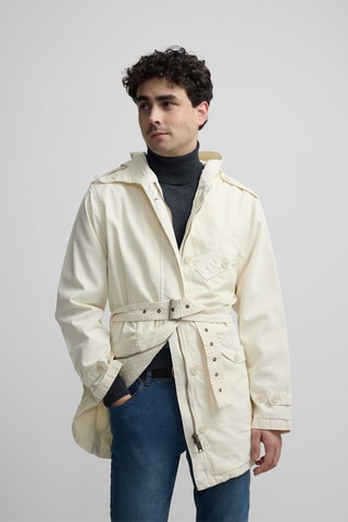 Parka con cappuccio - Beige