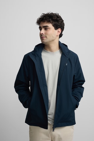 Giacca a vento con cappuccio - Blu