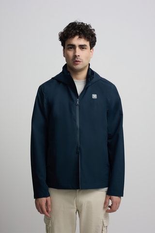 Giacca a vento con cappuccio - Blu