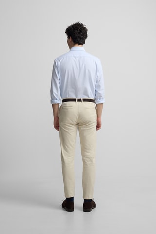 Pantaloni chino regular - Beige