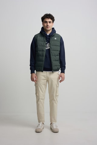 Piumino senza maniche - Verde