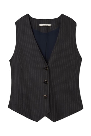 Gilet da completo in lana - Grigio