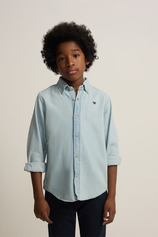 Camicia in jeans - Azzurro
