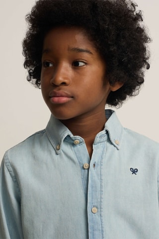 Camicia in jeans - Azzurro