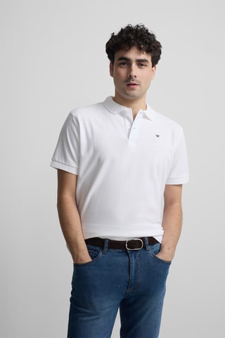 Polo regular - Bianco