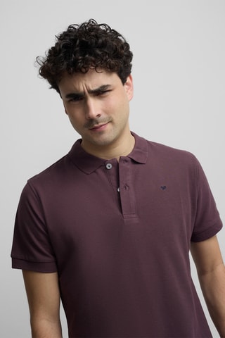 Polo regular - Bordeaux