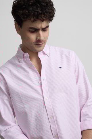 Camicia slim - Rosa