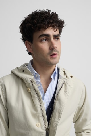 Parka con cappuccio - Beige