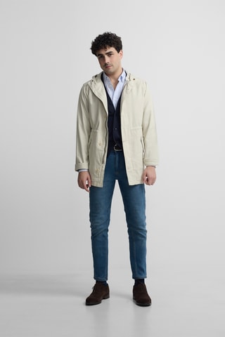 Parka con cappuccio - Beige