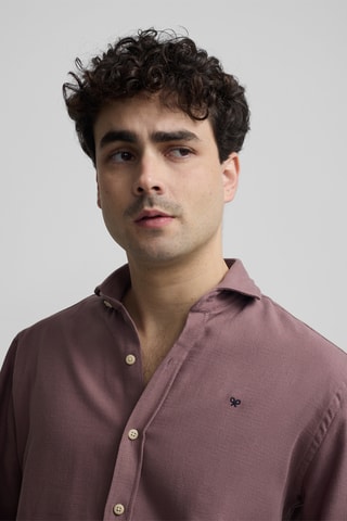 Camicia slim - Viola