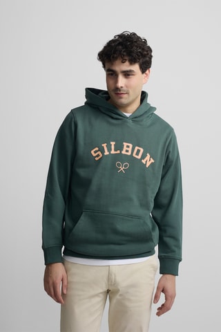 Felpa con cappuccio - Verde