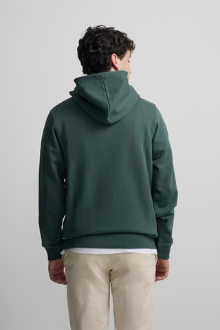 Felpa con cappuccio - Verde