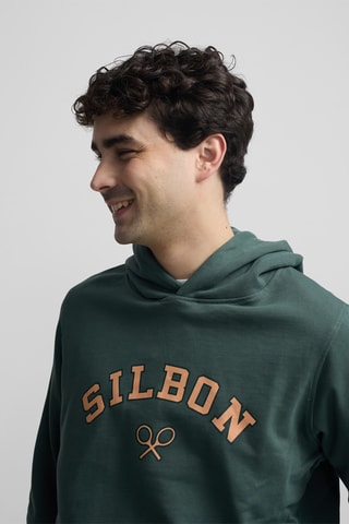 Felpa con cappuccio - Verde