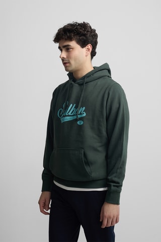 Felpa con cappuccio - Verde