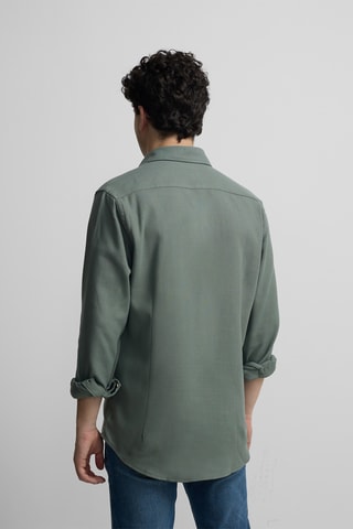 Camicia slim - Verde