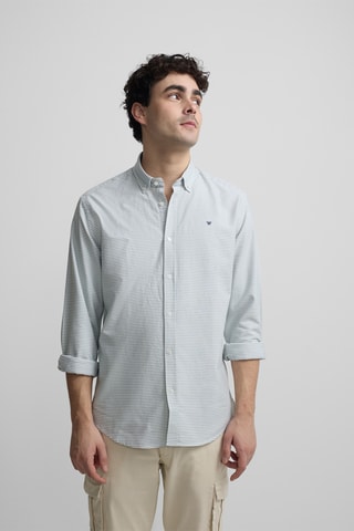 Camicia slim - Verde