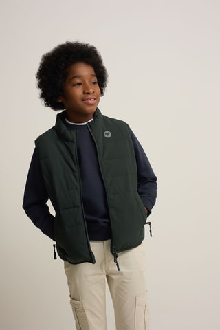 Piumino senza maniche - Verde