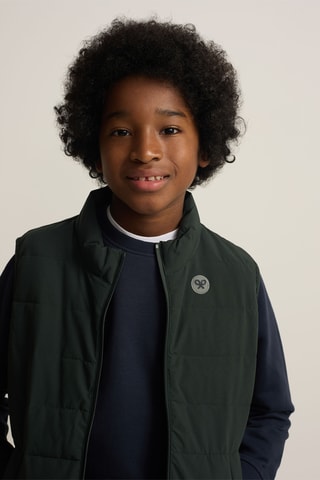 Piumino senza maniche - Verde